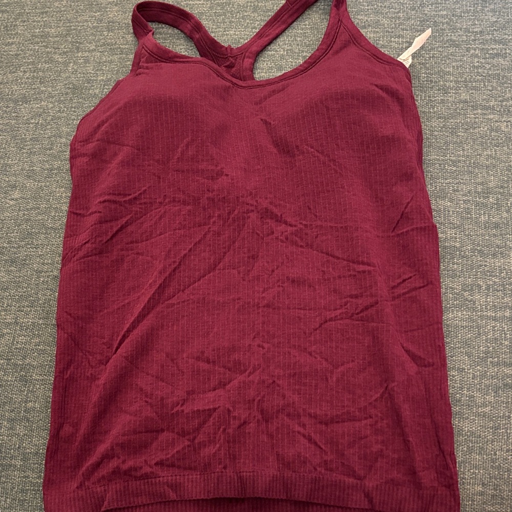 Women's Lululemon Burgundy Tank Top